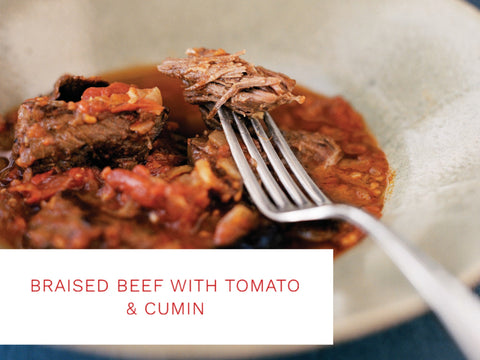 Braised Beef or Lamb with Tomato and Cumin