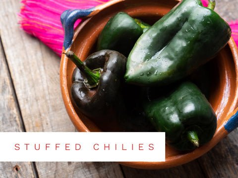Carment Bullosa’s Sun-Dried Ancho Chiles Stuffed with Meat and Capers