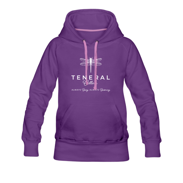 Teneral Cellars Women's Premium Hoodie - Purple