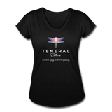 Teneral Cellars Women's Tri-Blend V-Neck T-Shirt - Black