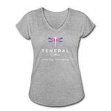 Teneral Cellars Women's Tri-Blend V-Neck T-Shirt - Heather Gray